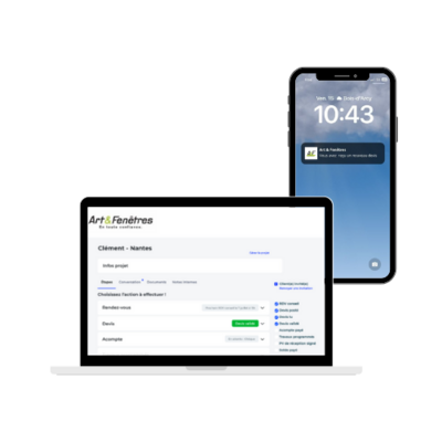 Découvrez l'espace client Art & Fenêtres qui vous fait gagner du temps !